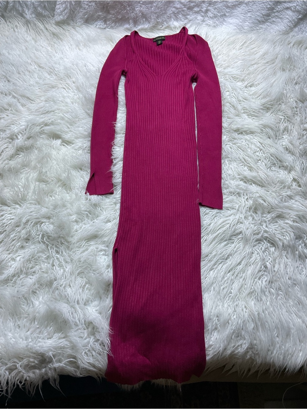 House of Harlow 1960 Ribbed Cutout Sweater Dress - Picture 2 of 5